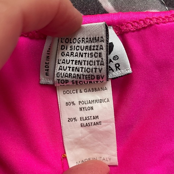 Vintage Dolce & Gabbana pink bikini Italian size 2 - Picture 10 of 11